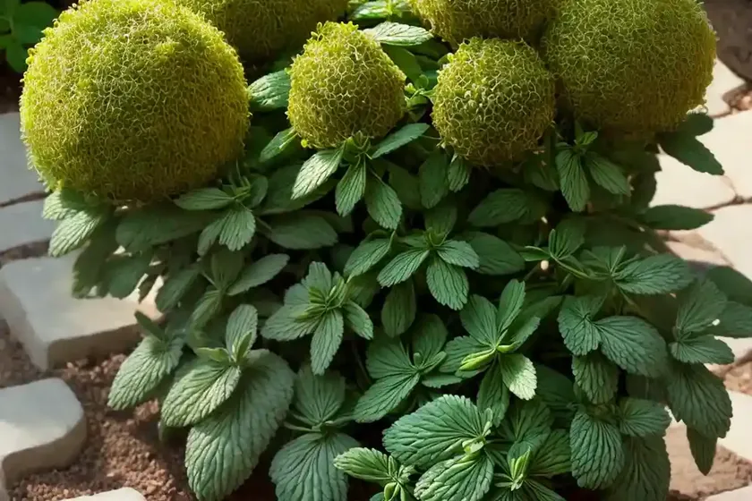 Lemon balm sedum (sedum mexicanum ‘lemon ball’) — photo 2