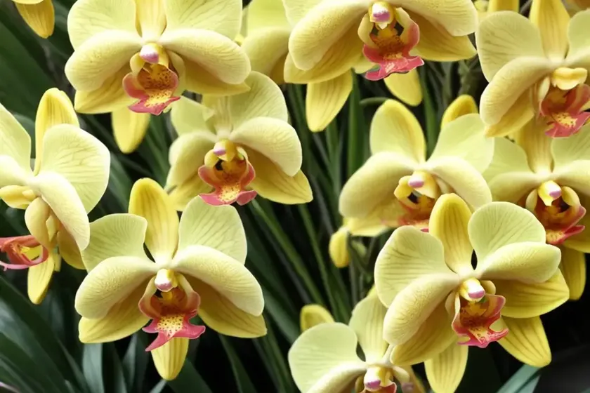 Lemon drop oncidium orchid (oncidium sweet sugar ‘lemon drop’)