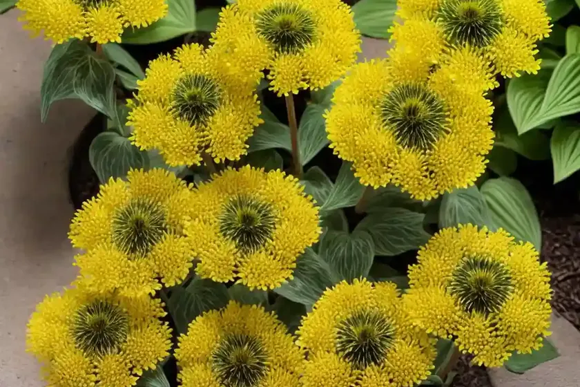 Leopard plant (ligularia dentata) — photo 3