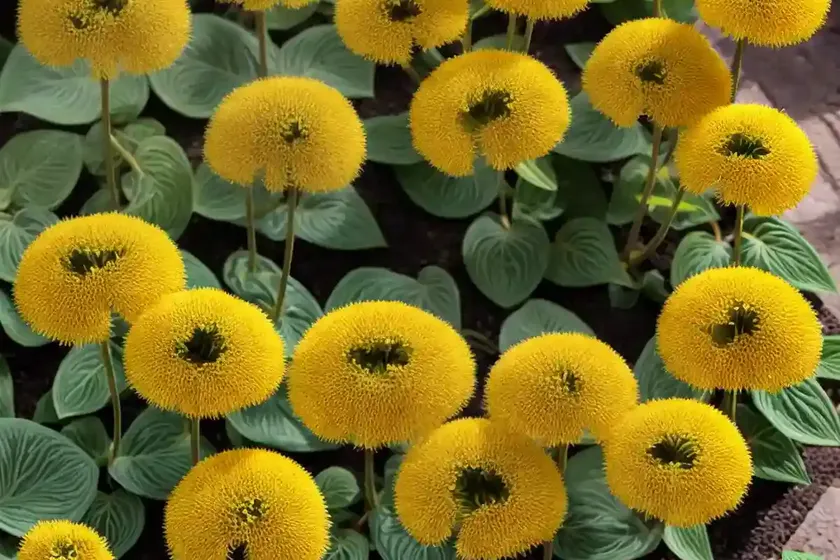 Leopard plant (ligularia dentata)