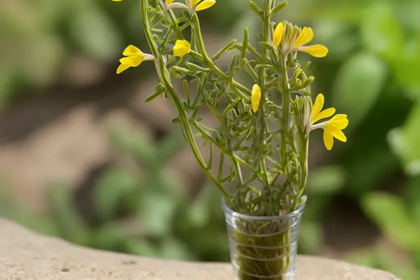 Lesser horseshoe vetch (hippocrepis ciliata) — photo 3