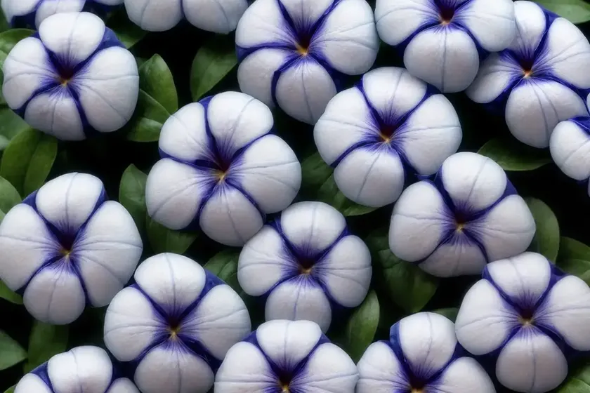 Lesser periwinkle (vinca minor ‘argenteovariegata’) — photo 3