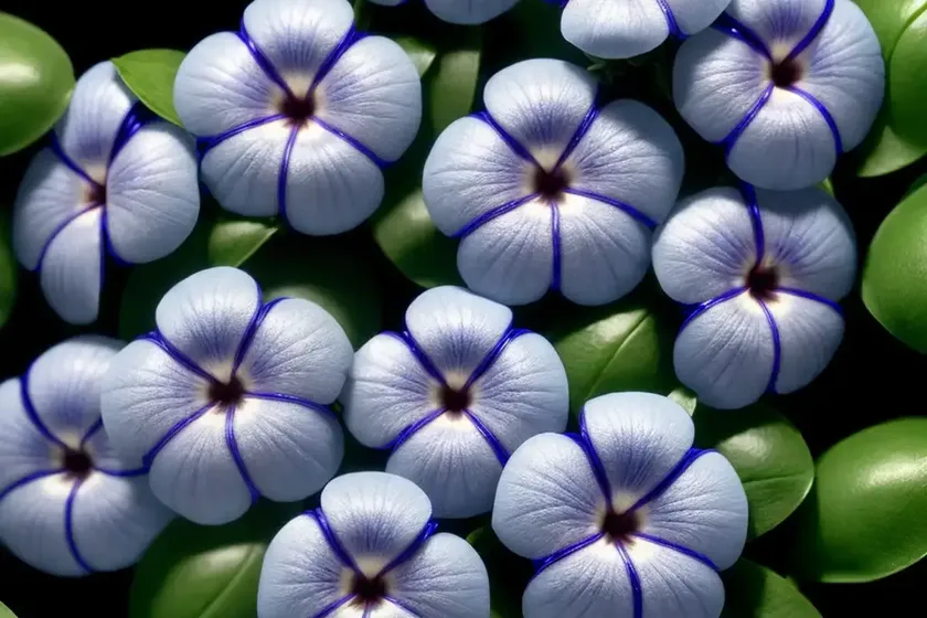 Lesser Periwinkle (Vinca Minor ‘Honeydew’) — photo 2
