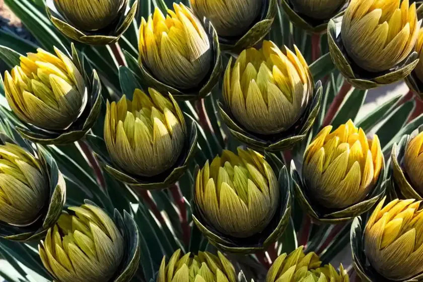 Leucadendron ‘safari sunshine’ (conebush) — photo 2