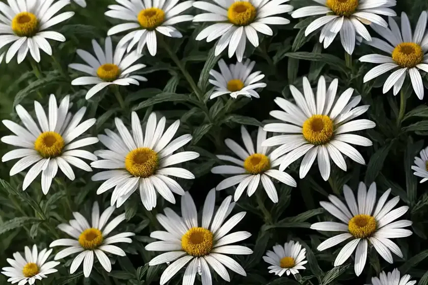 Leucanthemum x superbum ‘snowcap’ (shasta daisy) — photo 2