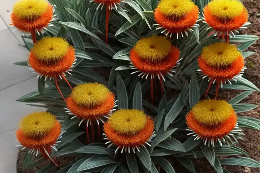 Leucospermum cordifolium ‘flame giant’ (nodding pincushion) — photo 3