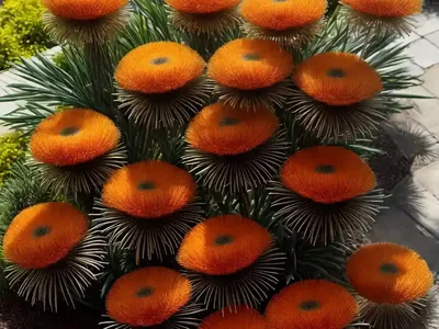 Leucospermum Cordifolium ‘Flame Giant’ (Nodding Pincushion)
