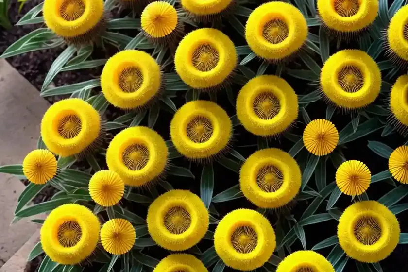 Leucospermum cordifolium ‘yellow bird’ (nodding pincushion) — photo 3