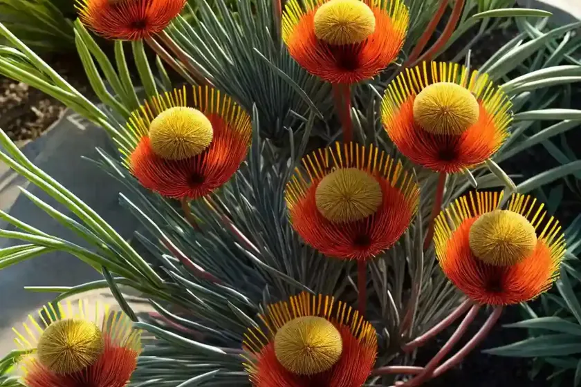 Leucospermum ‘veldfire’ (pincushion) — photo 2