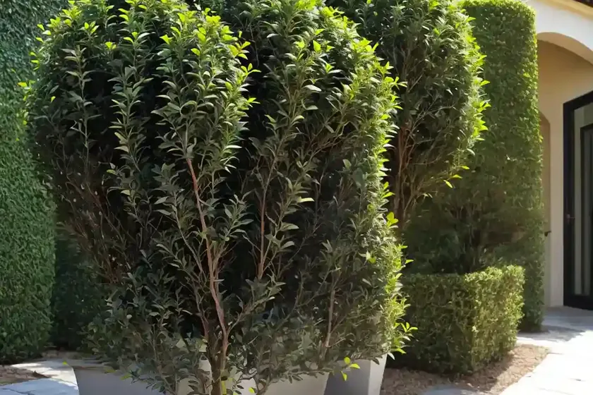 Ligustrum sinense ‘sunshine’ (chinese privet) — photo 3