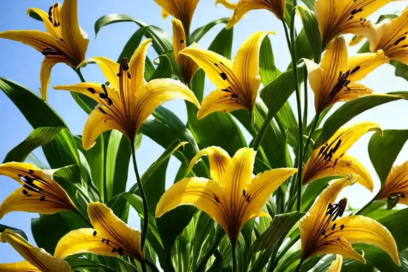 Lilium auratum (golden-rayed lily) — photo 2