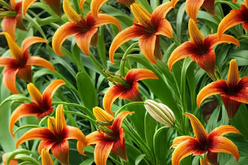 Lilium hansonii (japanese turk’s cap lily) — photo 2