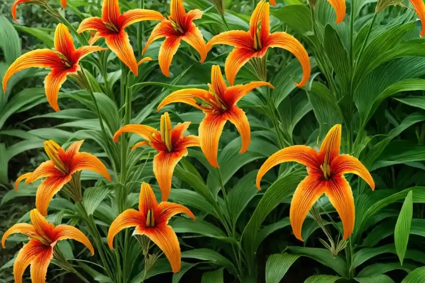Lilium hansonii (japanese turk’s cap lily)