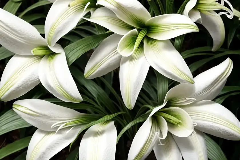 Lilium longiflorum ‘white american’ (easter lily) — photo 2