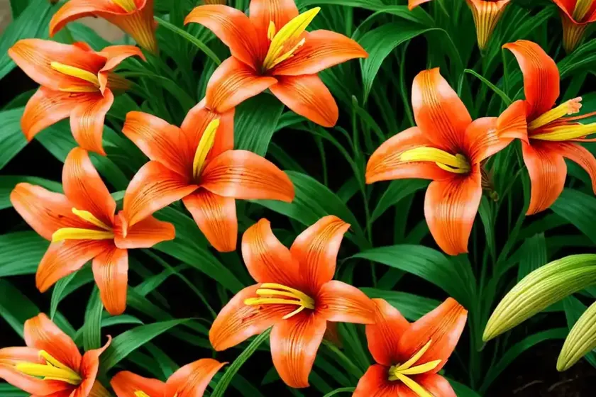 Lilium pumilum (coral lily) — photo 3