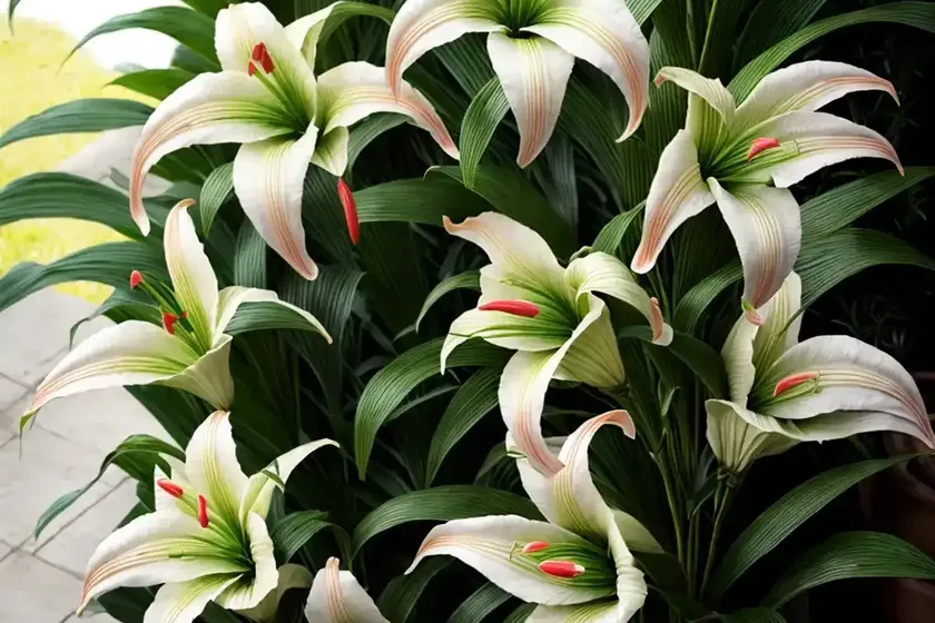 Lilium roselily tatsjana (double oriental lily) — photo 3