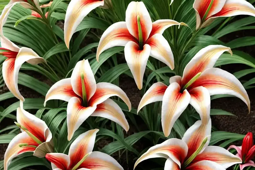 Lilium roselily thalita (double oriental lily) — photo 3