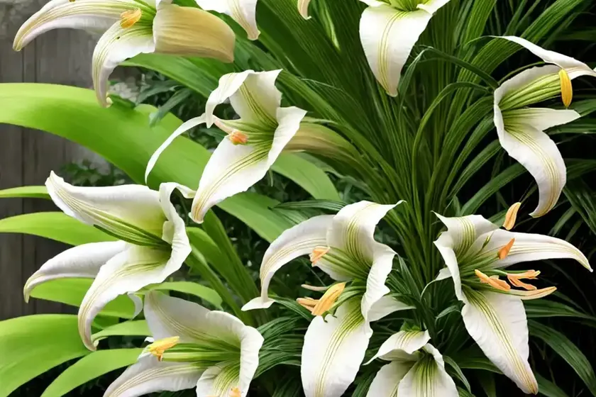 Lilium superbum (lily) — photo 2