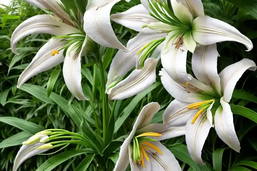 Lilium triumphator (longiflorum oriental hybrid lily) — photo 2