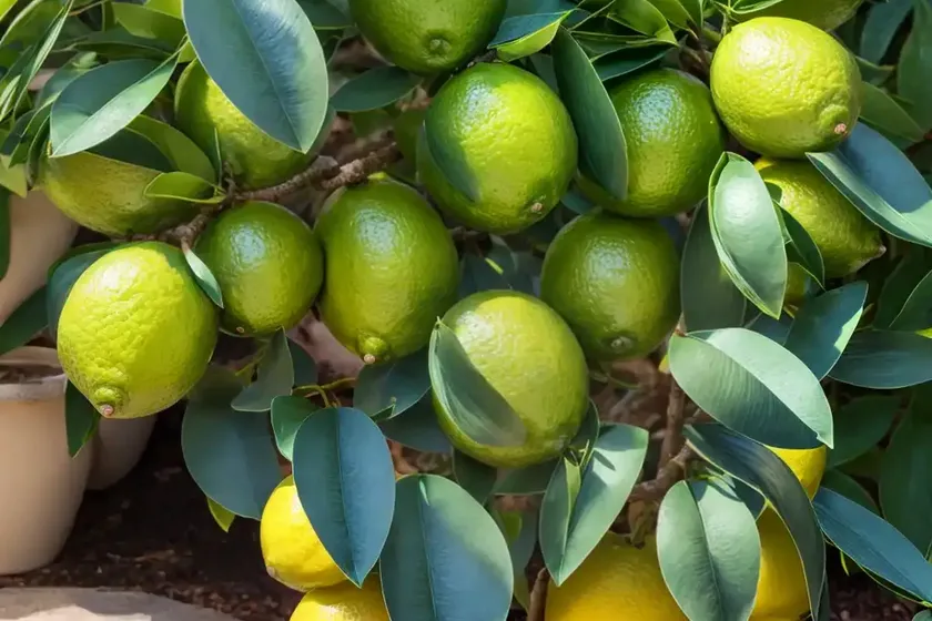 Lime (citrus aurantiifolia) — photo 3