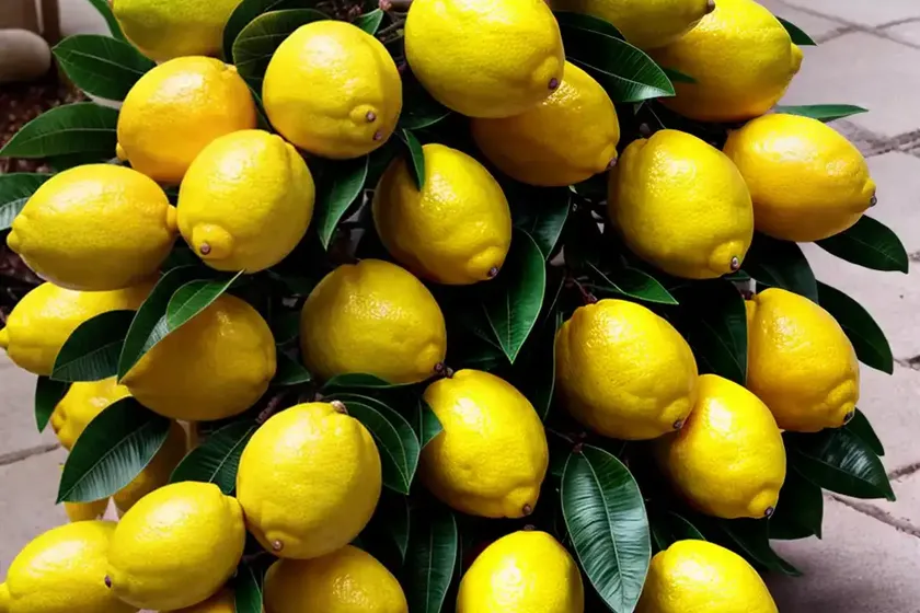 Limon eureka (citrus x limon ‘eureka’) — photo 3