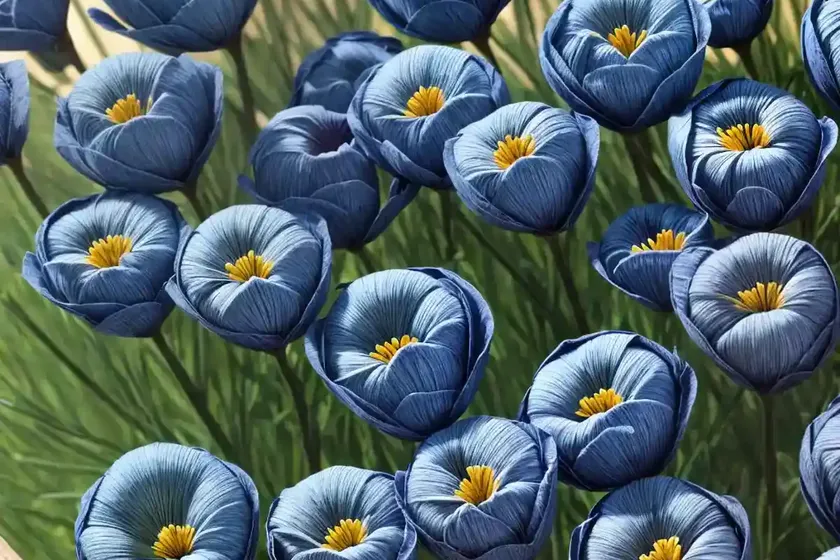 Linum narbonense (blue flax) — photo 3