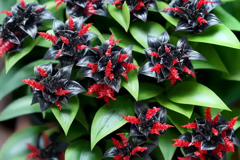 Lipstick plant ‘black pagoda’ (aeschynanthus longicaulis ‘black pagoda’) — photo 3