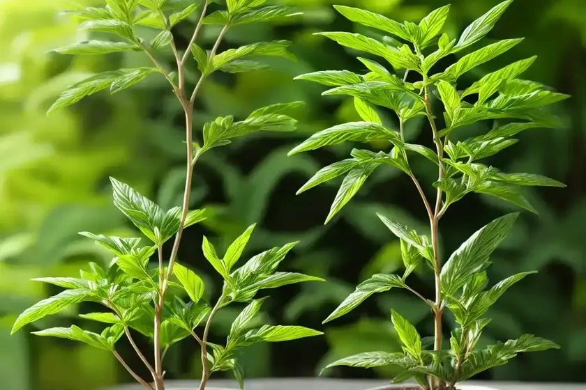 Little tree plant (biophytum sensitivium) — photo 2