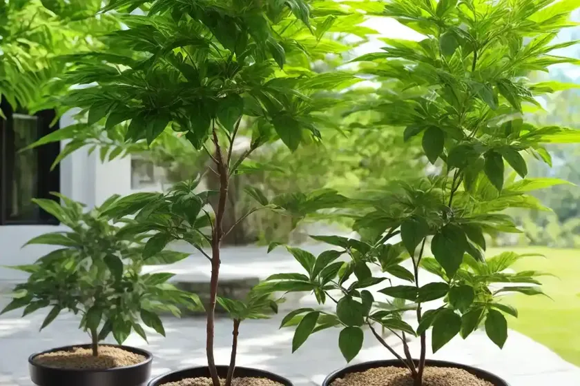 Little tree plant (biophytum sensitivium) — photo 3