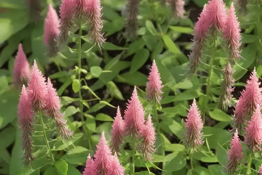 Little volcano bush clover (lespedeza thunbergii subsp. thunbergii ‘little volcano’) — photo 3