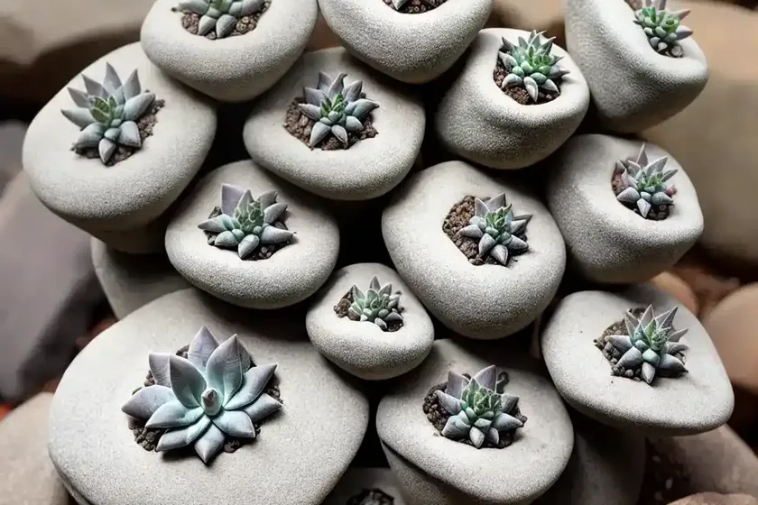 Living rock (ariocarpus trigonus) — photo 2