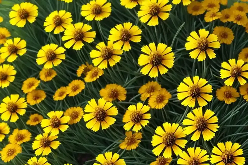 Lobed tickseed (coreopsis auriculata) — photo 2