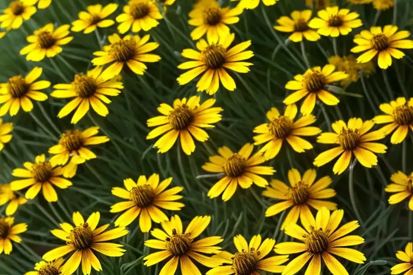 Lobed tickseed (coreopsis auriculata) — photo 3
