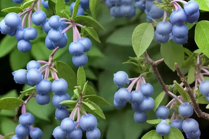 Lonicera caerulea ‘blue moon’ (honeyberry) — photo 2