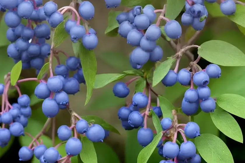 Lonicera caerulea ‘blue velvet’ (honeyberry) — photo 3