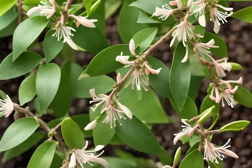 Lonicera japonica ‘halliana’ (japanese honeysuckle)
