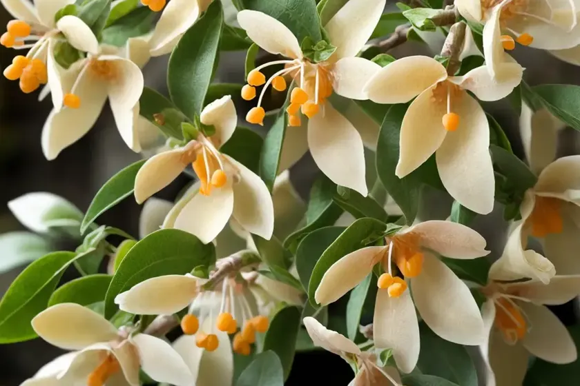 Lonicera periclymenum ‘peaches and cream’ (dutch honeysuckle) — photo 3
