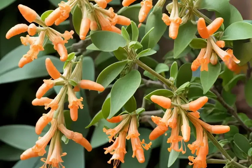 Lonicera sempervirens ‘major wheeler’ (trumpet honeysuckle) — photo 3