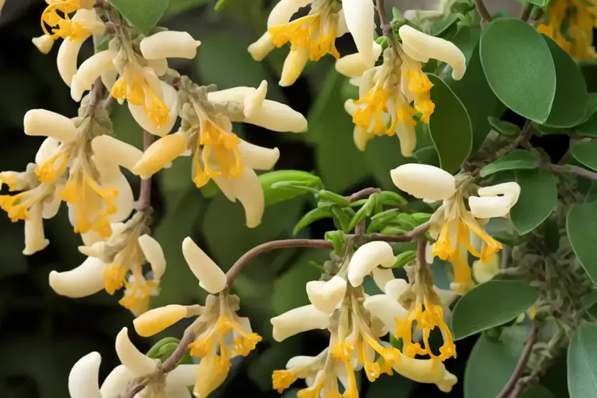 Lonicera sempervirens ‘major wheeler’ (trumpet honeysuckle)