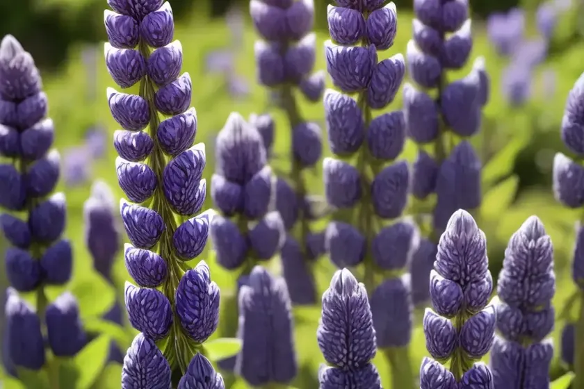 Lupinus albifrons (silver lupine) — photo 2