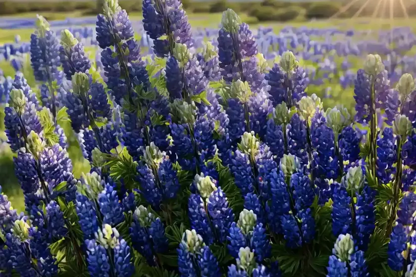 Lupinus havardii (big bend bluebonnet) — photo 2