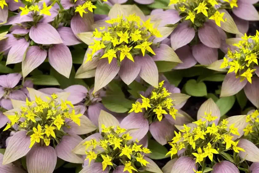 Lysimachia punctata ‘alexander’ (yellow loosestrife) — photo 2