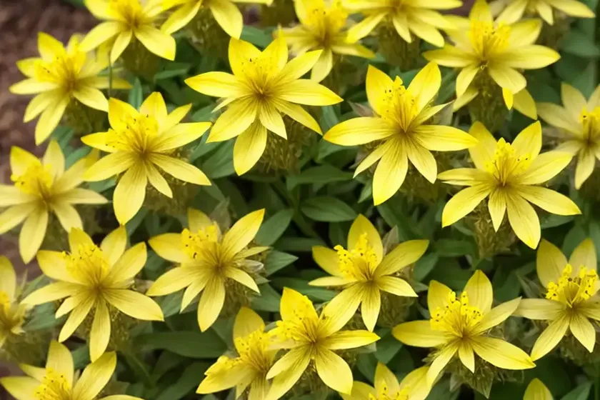 Lysimachia punctata (yellow loosestrife) — photo 3