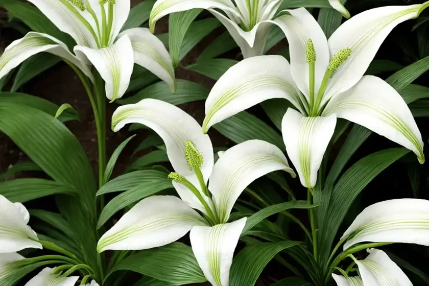 Madonna lily (lilium candidum) — photo 2