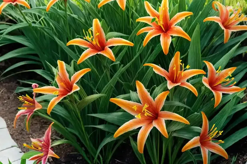 Magic lily (lycoris squamigera) — photo 3