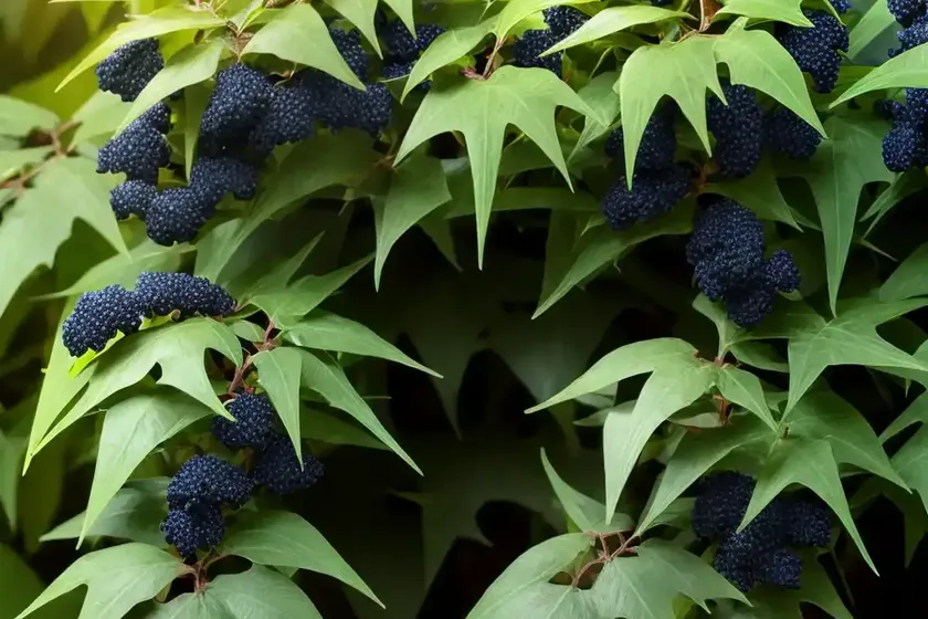 Mahonia repens (creeping mahonia) — photo 3