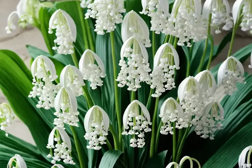 Maianthemum bifolium (false lily of the valley)