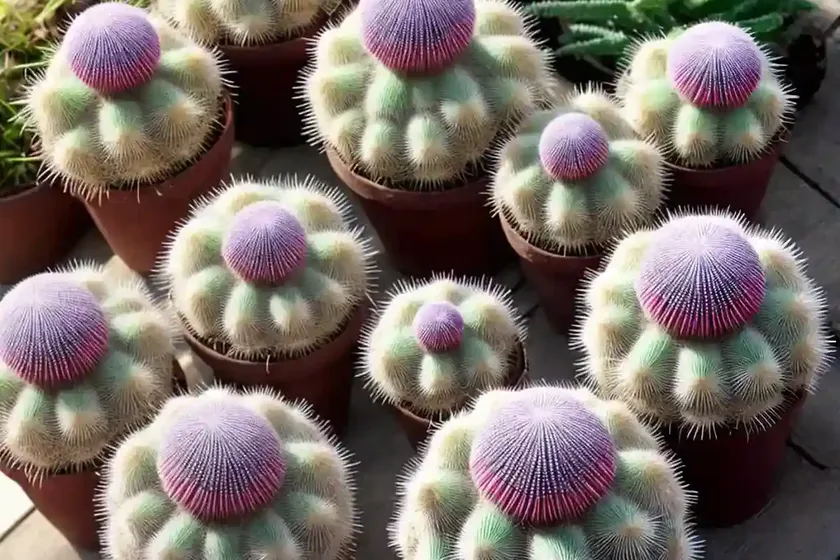Mammillaria hahniana (old lady pincushion) — photo 3
