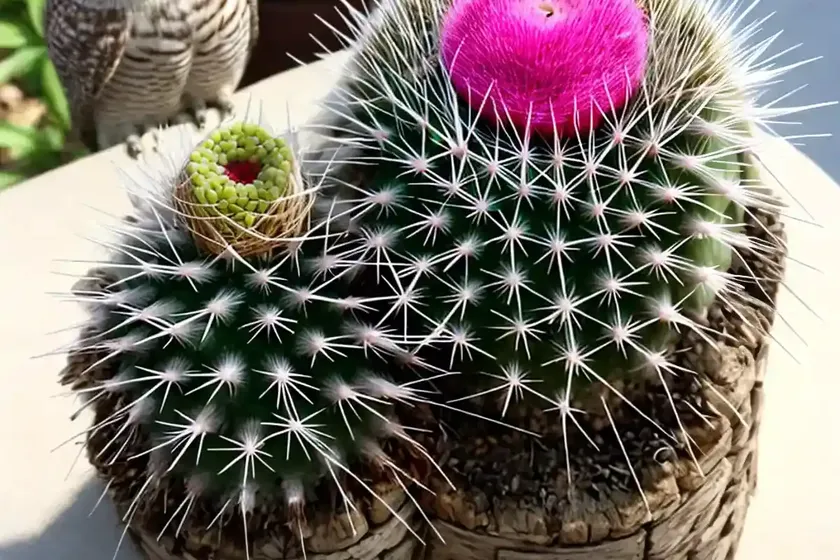 Mammillaria parkinsonii (owl’s eye pincushion) — photo 2