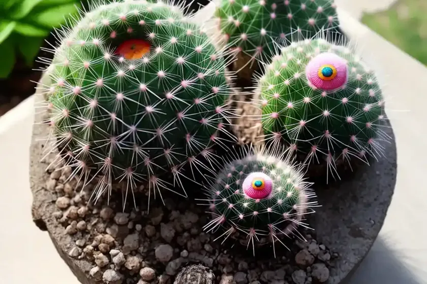 Mammillaria parkinsonii (owl’s eye pincushion) — photo 3